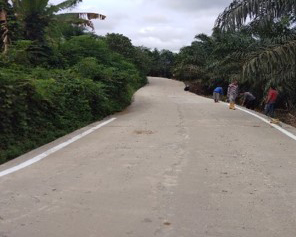 Access Road to villages and longhouses 